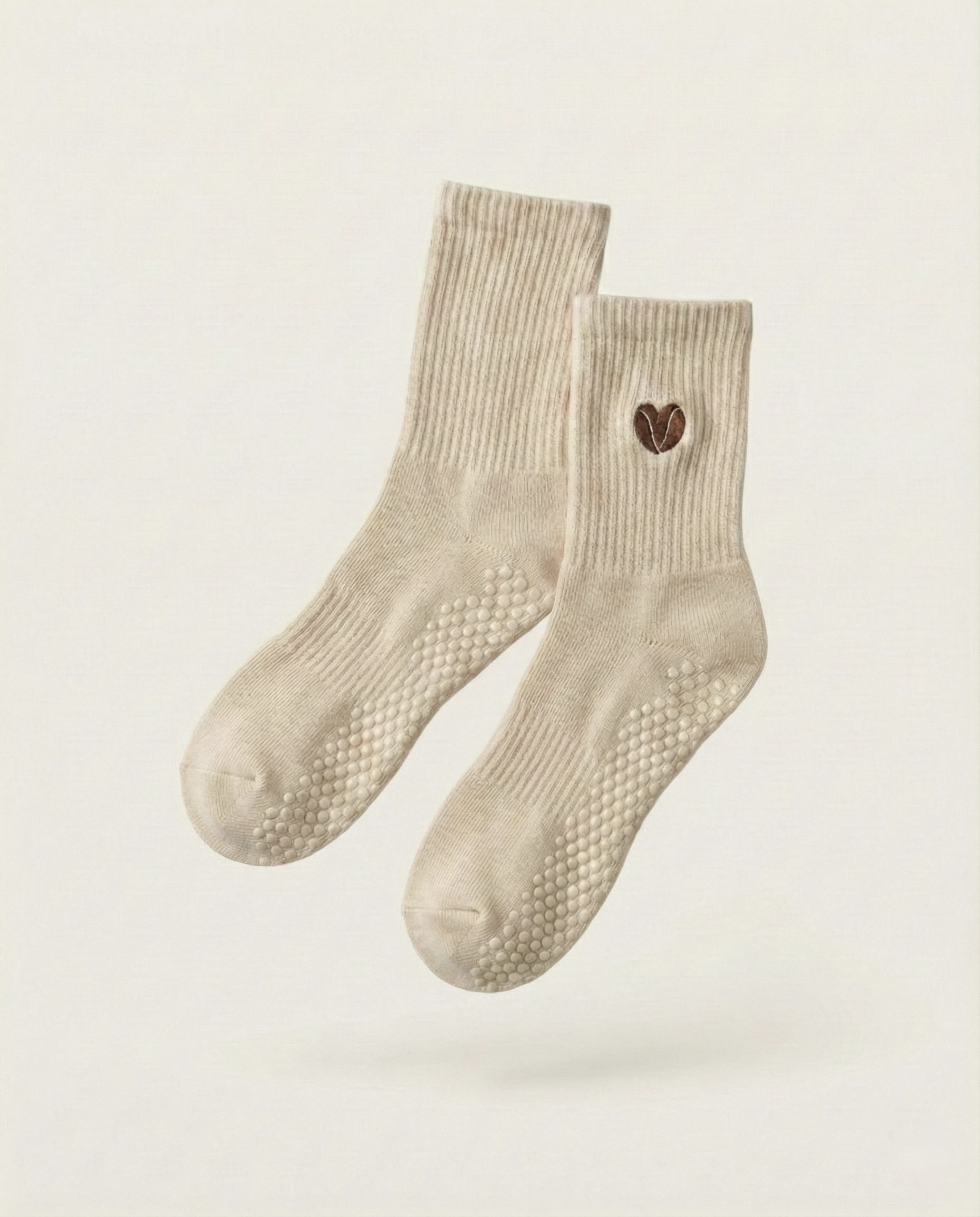 The Ivory — soft ivory grip socks